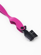 Щёточка с пинцетом и бритвой для бровей и ресниц, 3в1, 10.5 см, МИКС - Фото 2