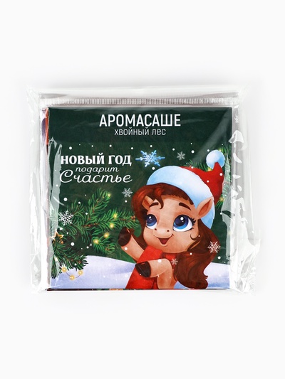 Аромасаше для дома в конверте «Новогодний», 11×11 см, МИКС