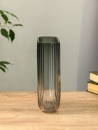 Ваза «Айрис», 23.5×17×7 см, стекло, серая 10872901