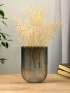 Ваза «Айрис», 23.5×17×7 см, стекло, серая 10872901