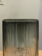 Ваза «Айрис», 23.5×17×7 см, стекло, серая 10872901