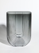 Ваза «Айрис», 23.5×17×7 см, стекло, серая 10872901