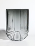 Ваза «Айрис», 23.5×17×7 см, стекло, серая 10872901