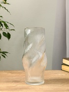 Ваза «Венди», 29×12×10 см, стекло, прозрачная - фото 809001227