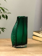 Ваза «Дженис», 25×12×8 см, стекло, зелёная - Фото 1