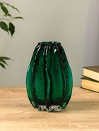 Ваза «Кэли», 21×12×6 см, стекло, зелёная - Фото 1