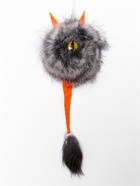 Дразнилка - удочка из меха кролика «Монстрик», на деревянной палочке, цвет МИКС - Фото 4