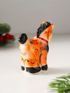 Фигурка фарфор «Конь Яхонт», 8×8.5×3.5 см, гжель, цветная - Фото 4