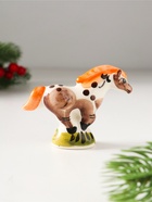 Фигурка фарфор «Конь Старт», 6×8×8 см, гжель, цветная, МИКС - Фото 4