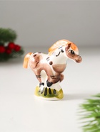 Фигурка фарфор «Конь Старт», 6×8×8 см, гжель, цветная, МИКС - Фото 5