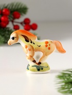 Фигурка фарфор «Конь Старт», 6×8×8 см, гжель, цветная, МИКС - Фото 6