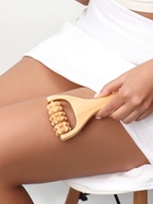 УЦЕНКА Массажёр дерево универс Барабан 3 рол 14,5*8*3см шильд ОТ - Фото 3