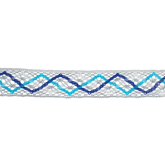 Тесьма декоративная плетёная, ширина 3.2 см, 20 метров