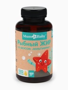 Рыбий жир для детей, вкус: фруктово-ягодный, 120 капсул - Фото 2