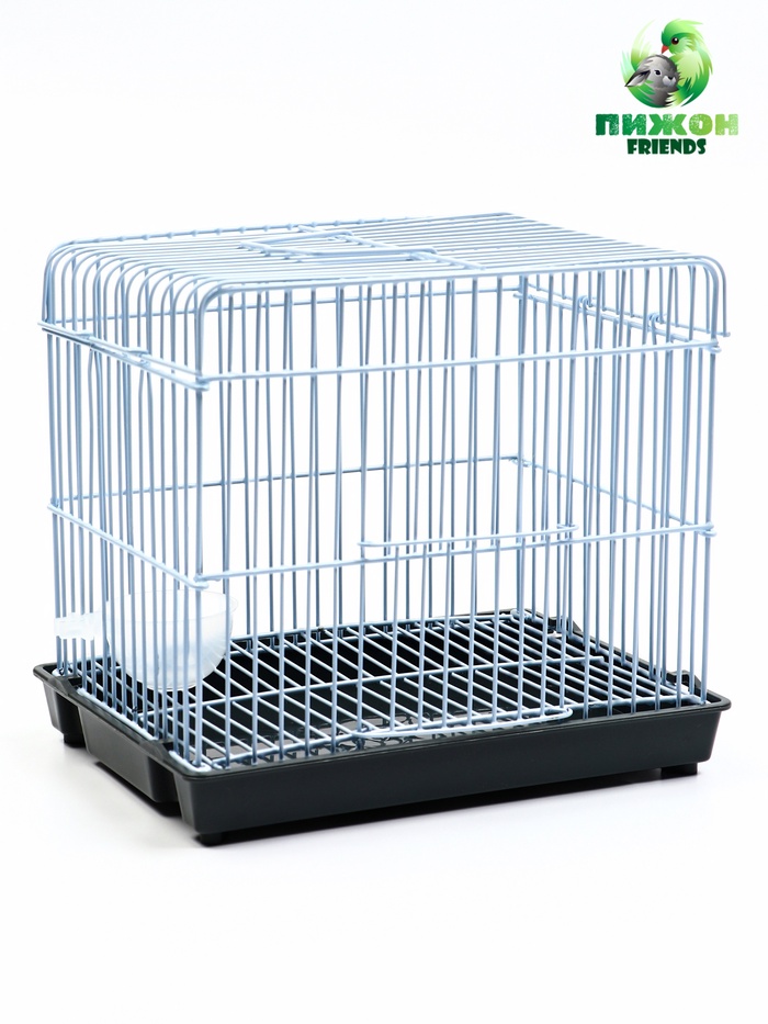 Клетка усиленная для джунгарских хомяков, 21×16×19 см, серая - Фото 1