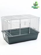 Клетка для кроликов, 60×36×40 см, усиленная, серая - Фото 1