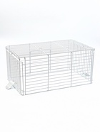 Клетка для кроликов, 60×36×40 см, усиленная, серая - Фото 5