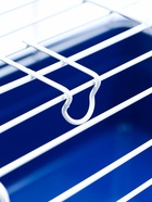 Клетка для кроликов, 60×36×32 см, усиленная, синяя - Фото 12