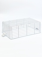 Клетка для кроликов, 60×36×32 см, усиленная, синяя - Фото 5