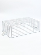 Клетка для кроликов, 60×36×32 см, усиленная, синяя - Фото 7