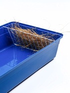 Клетка для кроликов, 60×36×32 см, усиленная, синяя - Фото 9