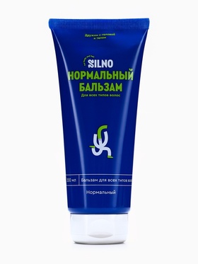 Бальзам для всех типов волос Silno Нормальный, с пшеничными протеинами, 200 мл 10896675