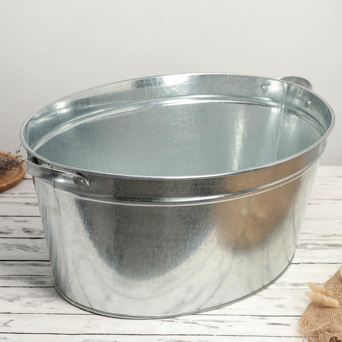 УЦЕНКА Ванна хозяйственная 40 л, оцинкованная - Фото 1