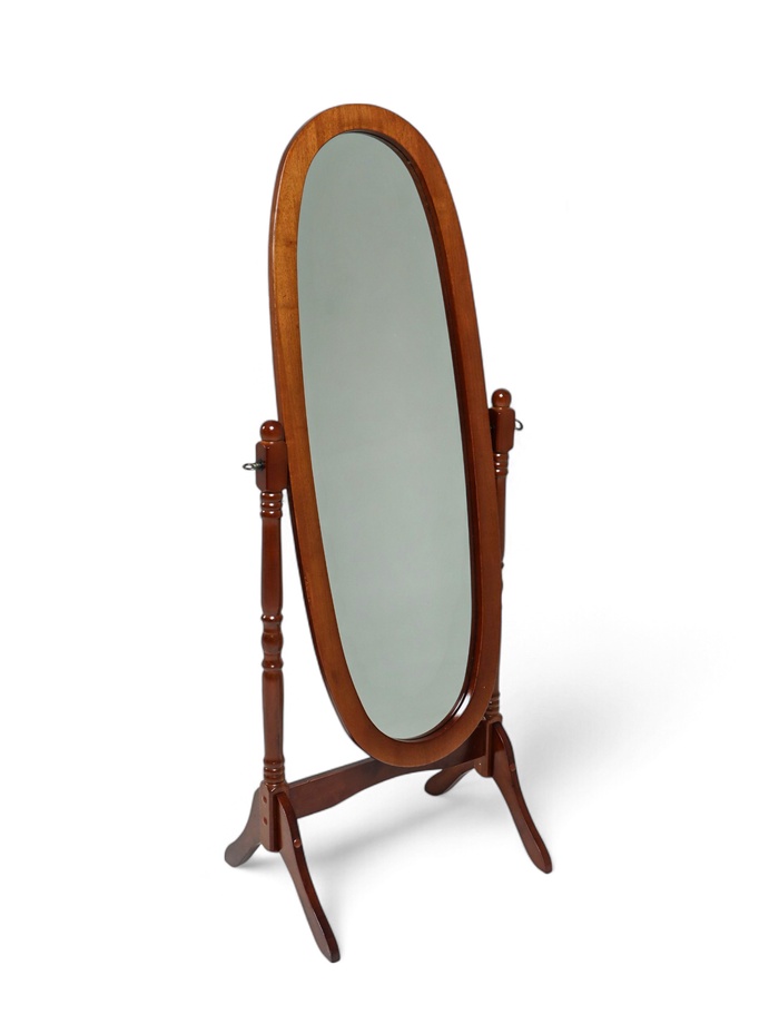 УЦЕНКА Зеркало «псише» напольное, 58×41×142 см, цвет дуб - Фото 1