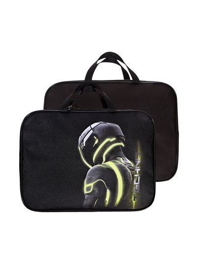 Папка с ручками текстиль А4 80 мм 350×270 Stavia «Техно» 89294