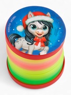 Пружинка радуга «Новогодняя лошадь», d=5 см, МИКС - Фото 2