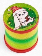 Funny toys Пружинка радуга "Новый год", цвета МИКС, d.-5см - фото 46007570