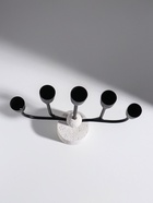 Подсвечник на 5 свечей «Канделябр. Пятизубец», d=2 см, чёрный, 21×7×26.8 см - Фото 4