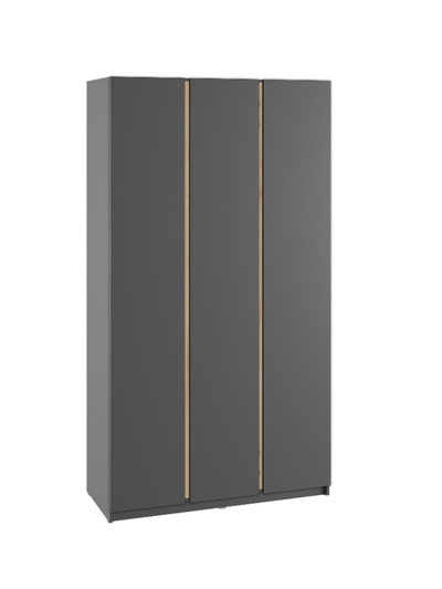 Шкаф трехстворчатый для одежды «Фаворит», 1200×520×2236 мм, цвет графит