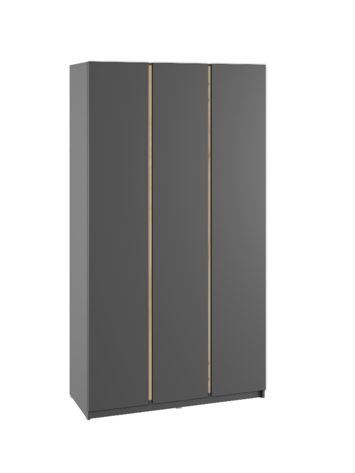 Шкаф трехстворчатый для одежды «Фаворит», 1200×520×2236 мм, цвет графит - Фото 1