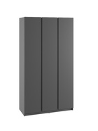 Шкаф трехстворчатый для одежды «Фаворит», 1200×520×2236 мм, цвет графит 10893758