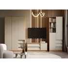 Шкаф трёхстворчатый «Ева», 1200×500×2100 мм, цвет крафт табачный/кашемир - Фото 4