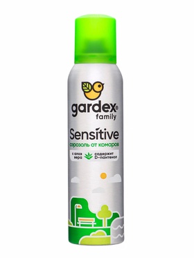 Gardex Family Аэрозоль от комаров Sensitive 150 мл (6)