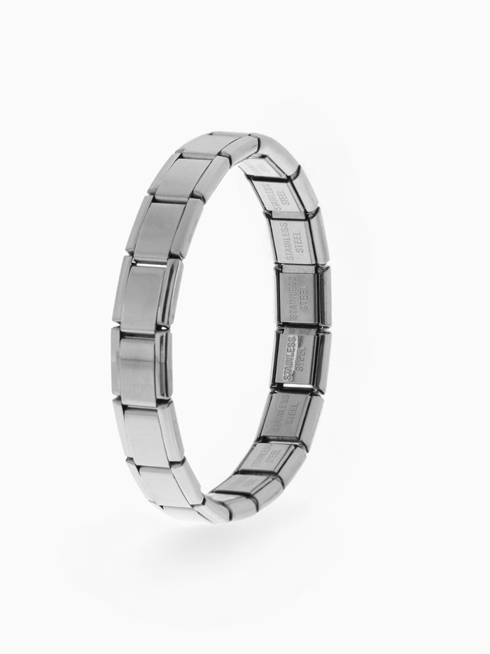 Браслет из нержавеющей стали «Звенья», цвет серебро - Фото 1