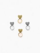 Заглушки силиконовые «Сердце» поддерживающие (3 пары), цвет золото, серебро - Фото 2