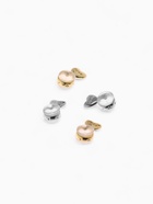 Заглушки силиконовые «Сердце» поддерживающие (3 пары), цвет золото, серебро - Фото 1