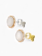 Заглушки силиконовые «Сердце» поддерживающие (3 пары), цвет золото, серебро - фото 809282276