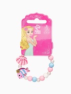 Браслет детский «Выбражулька» ракушка, рыбка, жемчуг, голубо-розовый 10875357
