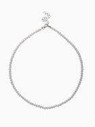 Чокер из бисера «Хрусталь», белый в серебре, 36 см + 5 см доп, цепочка - Фото 1