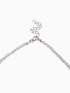 Чокер из бисера «Хрусталь», белый в серебре, 36 см + 5 см доп, цепочка - Фото 4