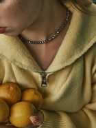 Чокер из бисера «Хрусталь», бензиновый в серебре, 37 см + 5 см доп, цепочка - Фото 3