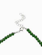 Чокер из бисера «Хрусталь», цвет изумруд в серебре, 35 см + 5 см доп, цепочка - Фото 4