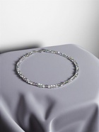 Чокер из бисера «Хрусталь», серый в серебре, 36 см + 5 см доп, цепочка - Фото 5