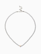 Чокер из бисера «Хрусталь», цветной в серебре, 36 см + 5 см доп, цепочка - Фото 1