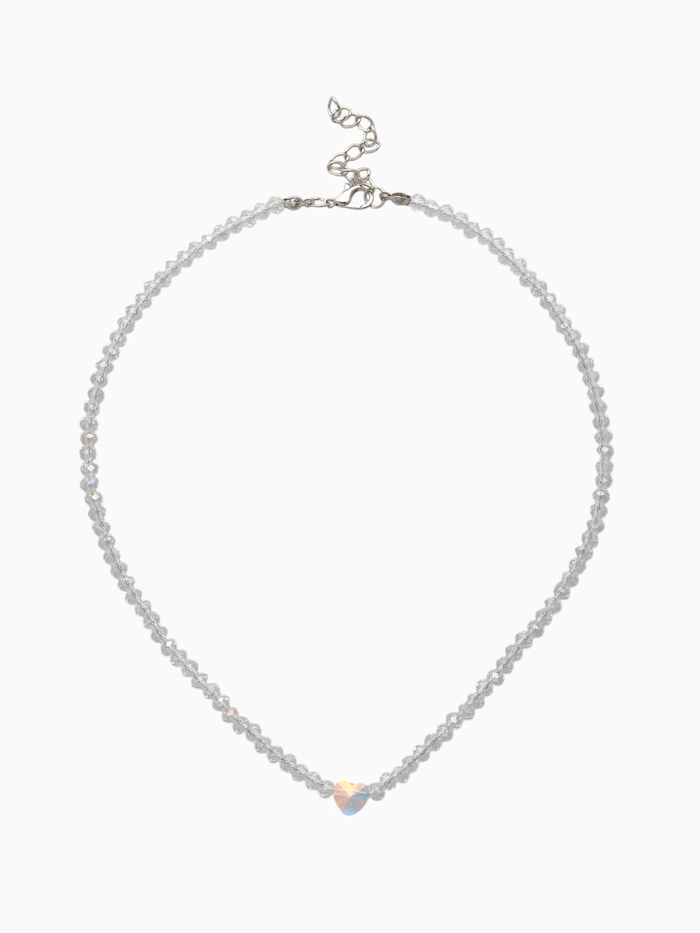 Чокер из бисера «Хрусталь», цветной в серебре, 36 см + 5 см доп, цепочка - Фото 1