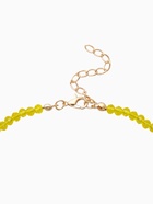 Чокер из бисера «Хрусталь», сердце, жёлтый в золоте, 36 см + 5 см доп, цепочка - Фото 4